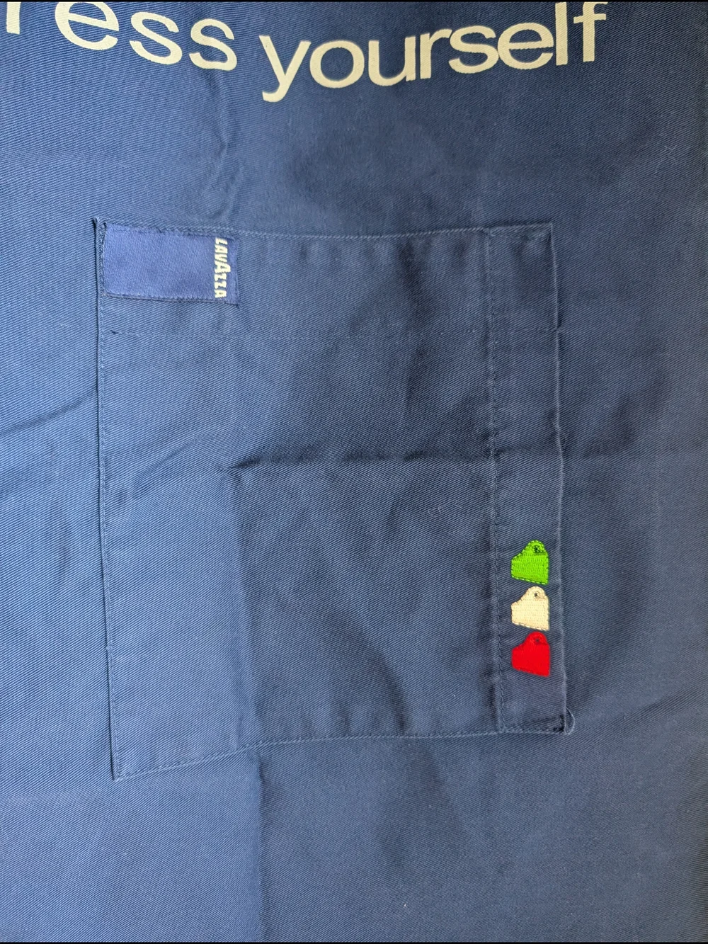 Lavazza Espress Yourself Blue Barista Apron